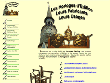 Tablet Screenshot of horloge-edifice.fr